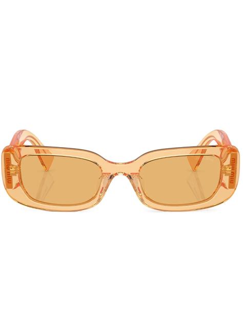 Miu Miu Eyewear Rahmenlose Sonnenbrille 